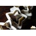 Set of cookie and gingerbread cutters Star (set of 3 pcs. 6 sizes)