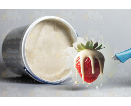 Маса шоколадна для шоколадного фонтану біла (1 кг)