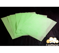 Вафельний папір ультратонкий Зелений (10 листів)