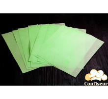 Вафельний папір ультратонкий Зелений (10 листів)
