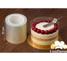 Стрічка h-80мм (щільність 175мкм) бордюрна ацетатна 40м