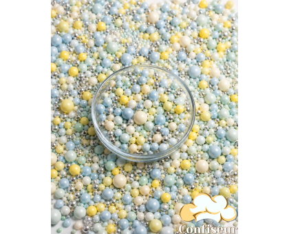Цукрові перлини мікс Baby blue (50 грам)