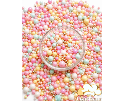 Цукрові перлини мікс Baby pink (50 грам)