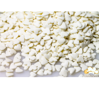 Цукрові сердечка білі 4 мм (75 грам)