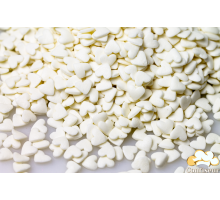 Цукрові сердечка білі 4 мм (75 грам)