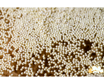 Sugar nonparel pearl white (95 g)