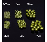 Цукрові перлини Золото 1-2 мм (50г)