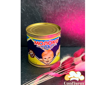 Condensed milk with sugar (w/w) / 370 grams
