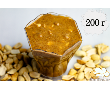 Паста арахисовая с кусочками 200 грамм