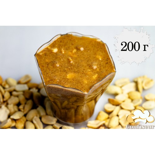 Паста арахисовая с кусочками 200 грамм Паста арахисовая с кусочками 200 грамм