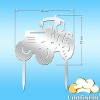 Topper "Tractor" No. 2 (white acrylic)