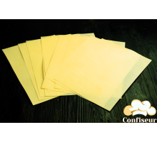 Вафельний папір ультратонкий Жовтий (10 листів)