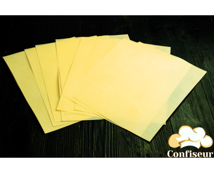 Wafer paper ultra-thin Yellow (10 sheets)