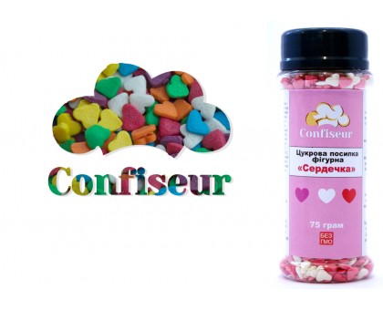 Sugar hearts mix No. 3 (75 gram)