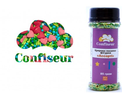 Sugar assorted Hearts mix №1 (85 gram)