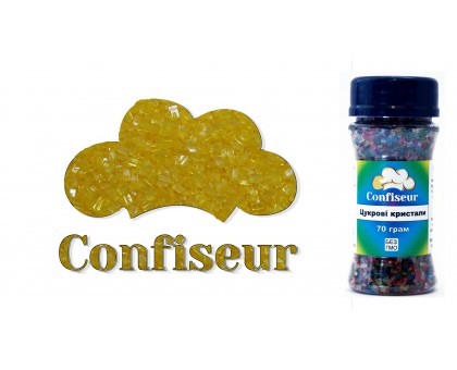 Sugar crystals yellow (70g)