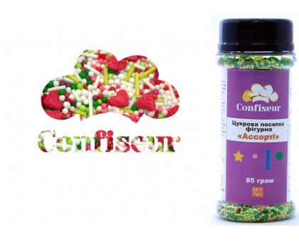 Sugar assorted Hearts mix No. 2 (85 grams)