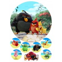 Вафельна картинка "Angry Birds"-1