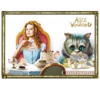 Вафельна картинка "Аліса в країні чудес"