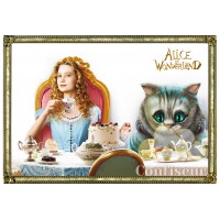 Waffle picture "Alice in Wonderland"