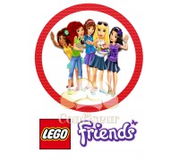 Вафельна картинка "Lego Friends"
