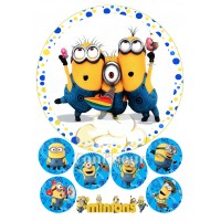 Waffle picture "Minions" -1 