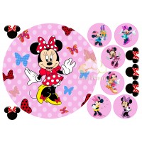 Waffle picture "Minnie mouse"-2