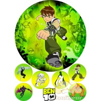 Вафельна картинка "Ben10"-1