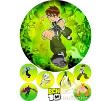 Вафельна картинка "Ben10"-1