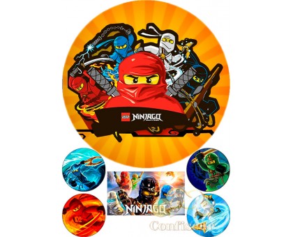 Вафельна картинка "Ninjago"-6