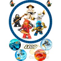 Вафельна картинка "Ninjago"-7