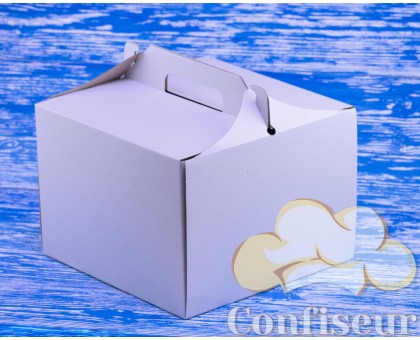 Box for cake 255*255*185 white