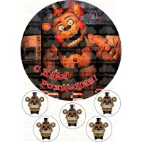 Вафельна картинка "FNAF"-1