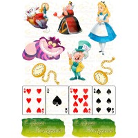 Waffle picture "Alice in Wonderland"-5