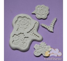 CK silicone mold 1602 "Floral pattern"