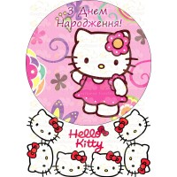 Waffle picture "Hello Kitty"-8