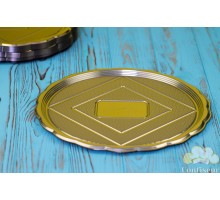 The Medoro gold tray round 26 cm