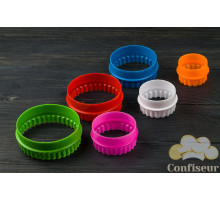 Різаки пластикові "Рифлені" (набір 6 шт)