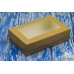 Бокс для сладостей крафт с окошком 230*150*60