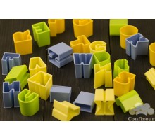 Cutters plastic "English alphabet" 28 pcs