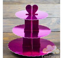 Stand for cupcakes Hologram hearts