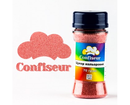 Pink colored sugar (70g)