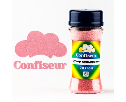 The pastel pink colored sugar (70g)