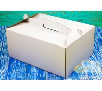 Коробка для торта 300*400*400 біла