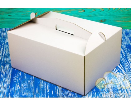 Коробка для торта 305*405*180 біла