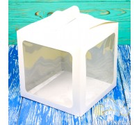 Коробка для торта 210*210*210 біла