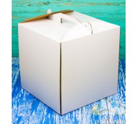 Коробка для торта 250*250*300 біла