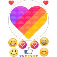 Edible wafers images "Likee" -2