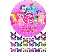 Вафельна картинка "My little pony"-14