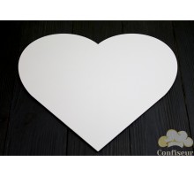 The substrate is fiberboard white heart 30cm